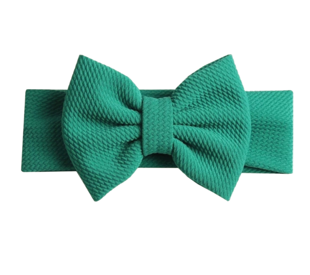 Emma Bow Headwrap - Teal